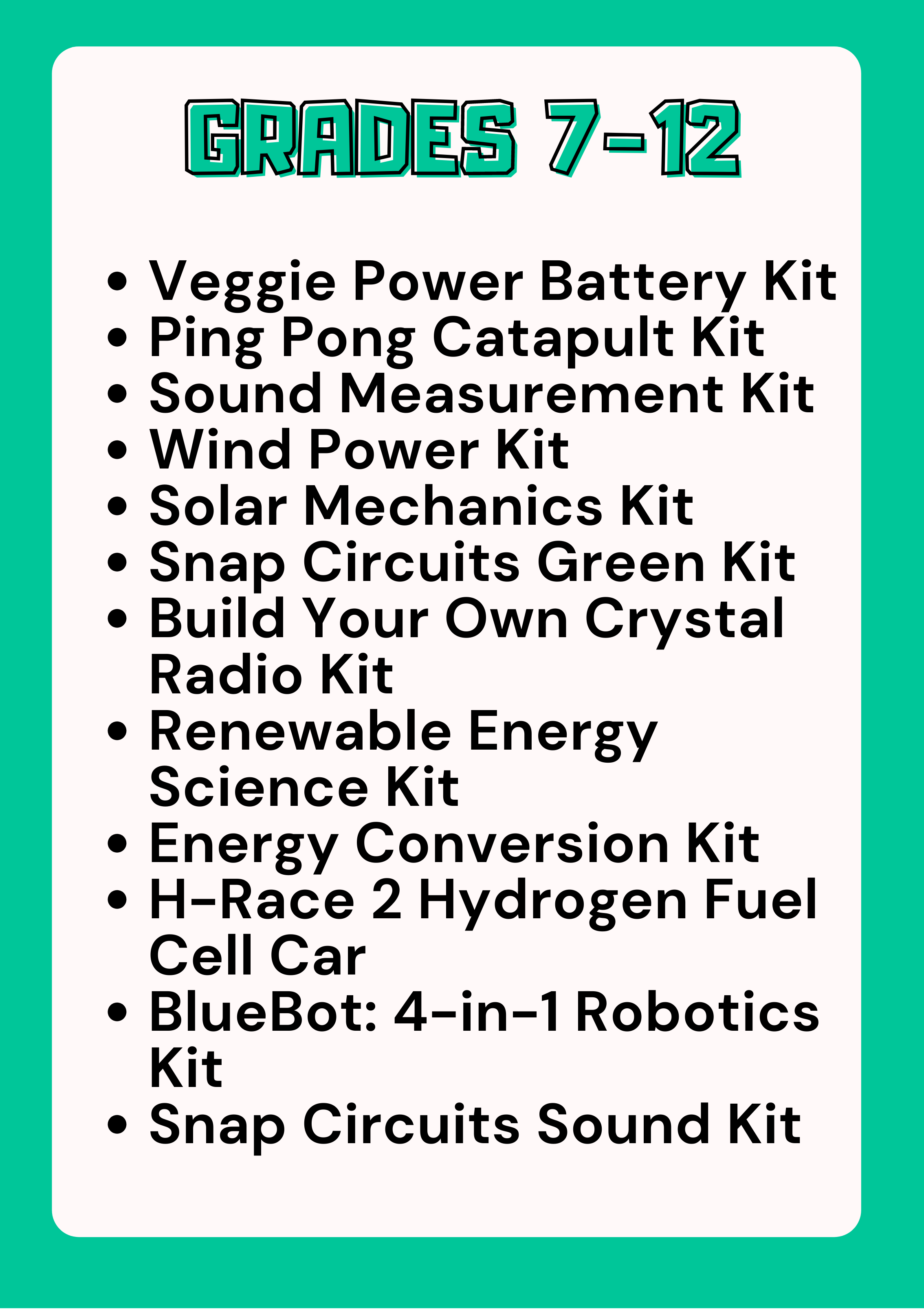 STEM Learning Kits